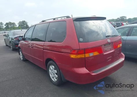 2002 Honda Odyssey Ex из США, поврежденный, VIN 5FNRL18622B016265